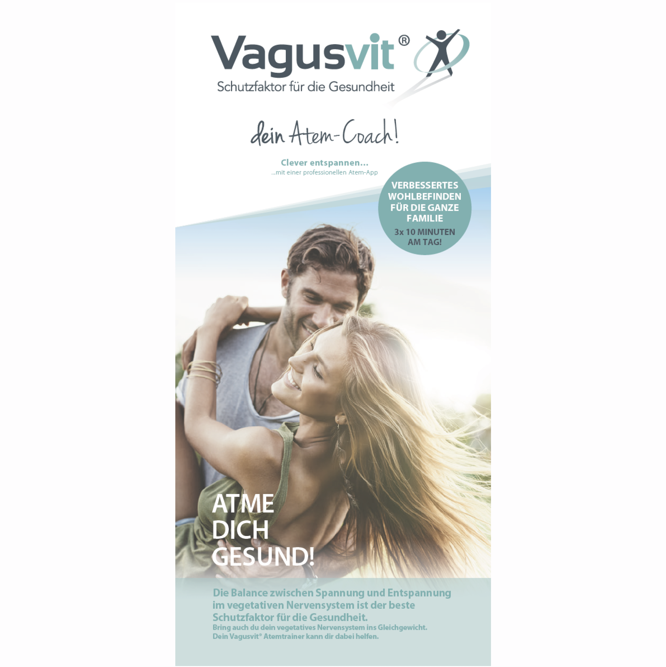 Vagusvit® Atemtrainer App Flyer (10 St.)