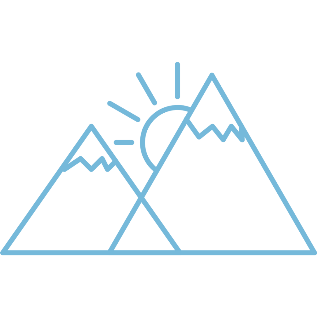 Eine atemberaubende Kulisse in den Alpen