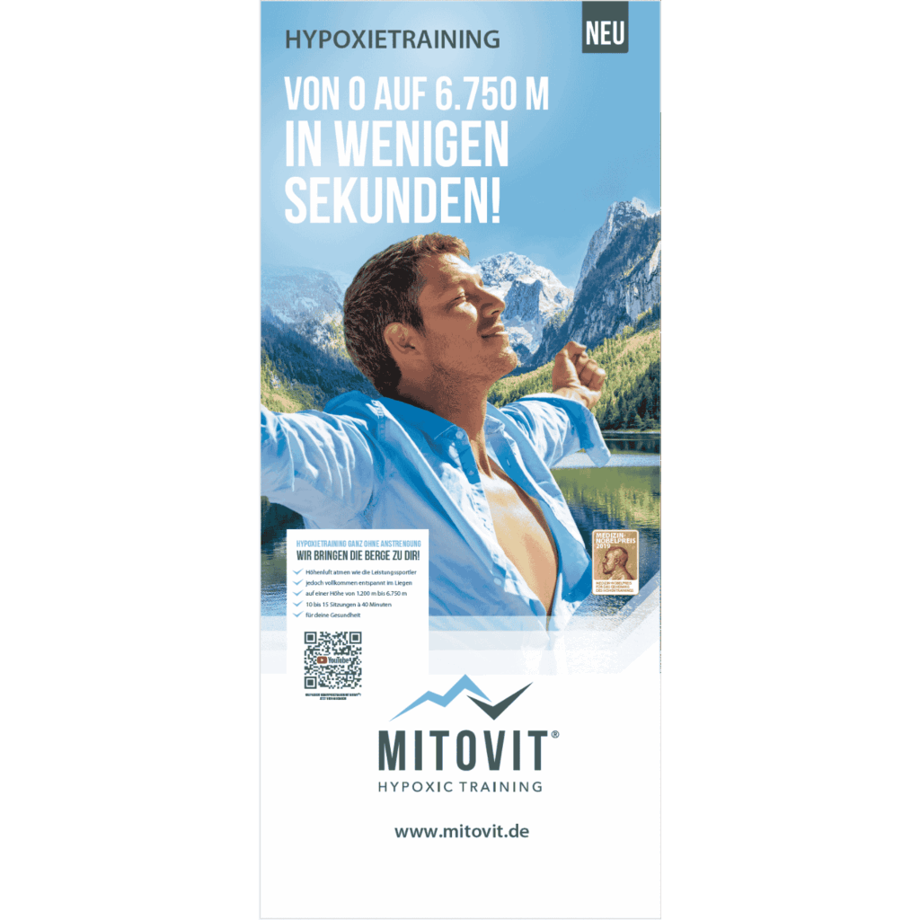 MITOVIT® Roll-up Display Mann