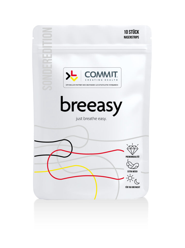 breeasy Nasenstrips – DLV Sonderedition (duftfrei)