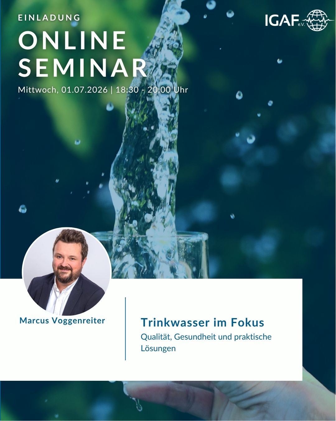 Trinkwasser im Fokus: Qualität, Gesundheit und praktische Lösungen